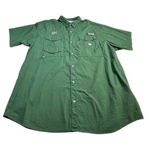 Columbia Sportswear Green Celtics Short Sleeve Button-Up Shirt XXL
